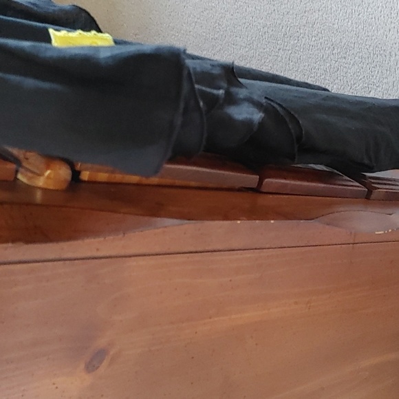 NWT Made in Italy Black Linen Mini Dress - Picture 4 of 11